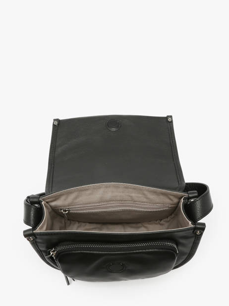 Cross Body Tas Soft Selma Leder Lancaster Zwart soft selma 1 ander zicht 3